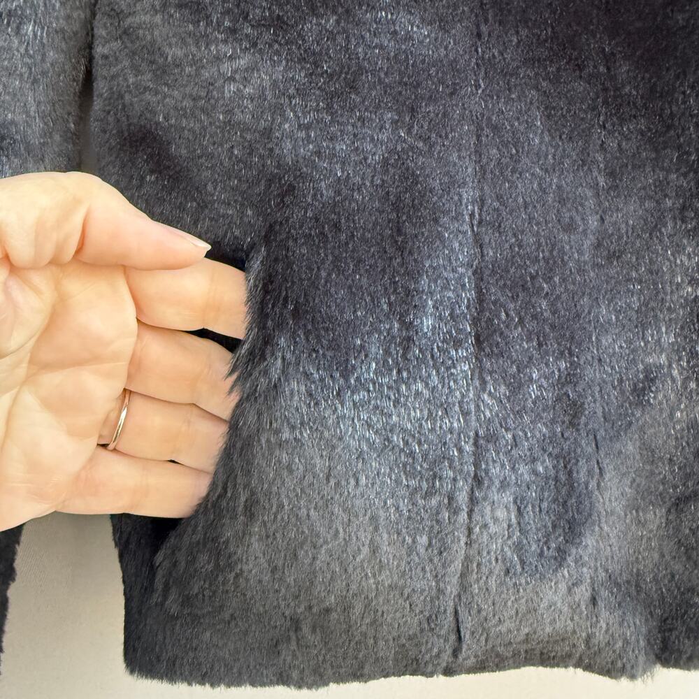 Vintage womens Fengshun fur jacket - black - cropped - fox - mink? - size M - Picture 15 of 15